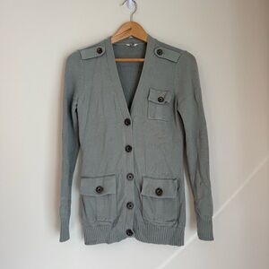 Fossil Mint Green Grandpa Cardigan Size Small